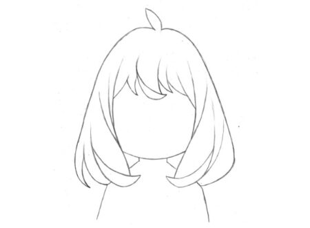 como desenhar cabelo de anime passo a passo