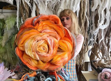 Maravilhosas instalações de flores de papel de Marianne Eriksen Scott-Hansen