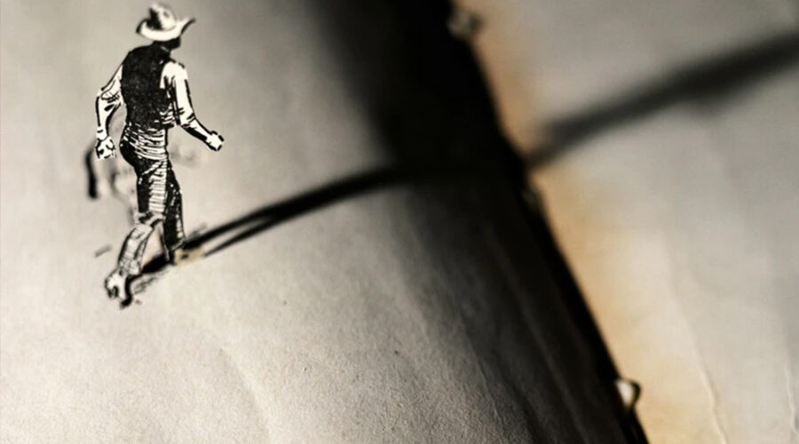 O artista de papel Thomas Allen "fabrica" ​​novas realidades a partir de livros e revistas antigos