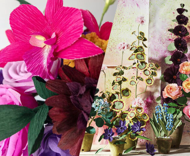 Artigo em Bloom: Cinco Mestres de Arte de Papel Botânico Excelente