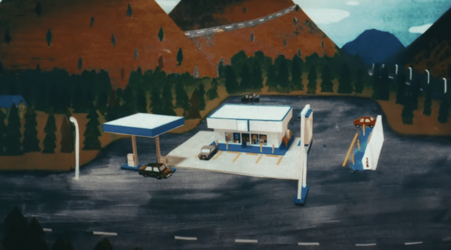 O saxofonista japonês Tamoaki Baba "principal" videoclipe é uma obra-prima da arte de stop-motion em papel