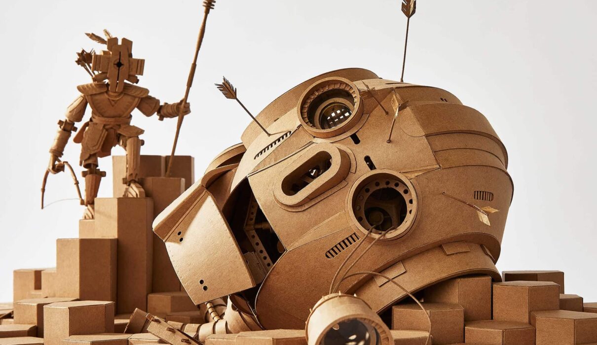 Os universos mágicos de papelão de Greg Olijnyk